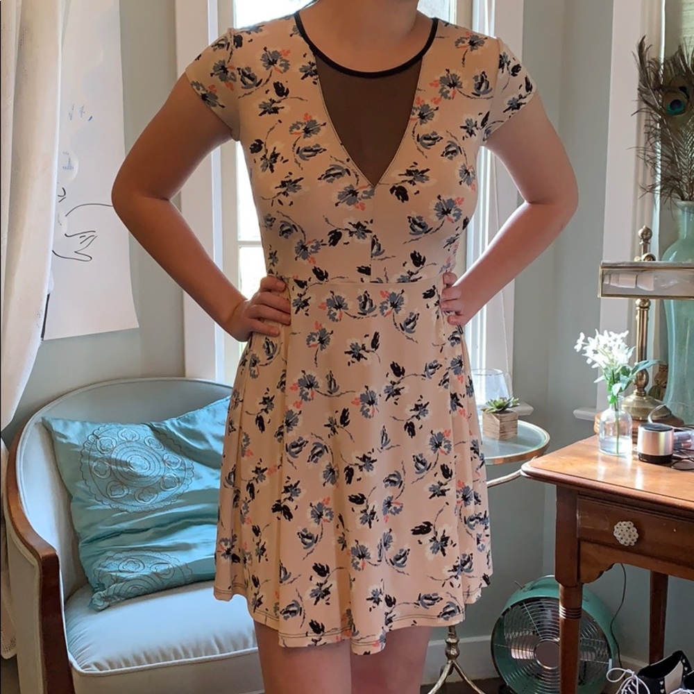 Urban Outfitters Pink Floral Dress